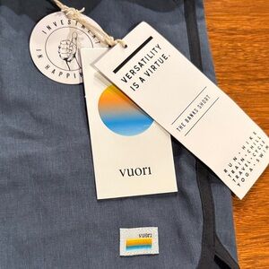NWT Vuori Charcoal Navy Blue Banks Shorts